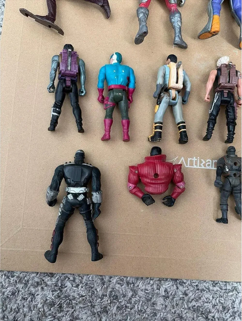 Vintage Toy lot / 80’s - 90’s action figures gi Joe robo cop beetle juice